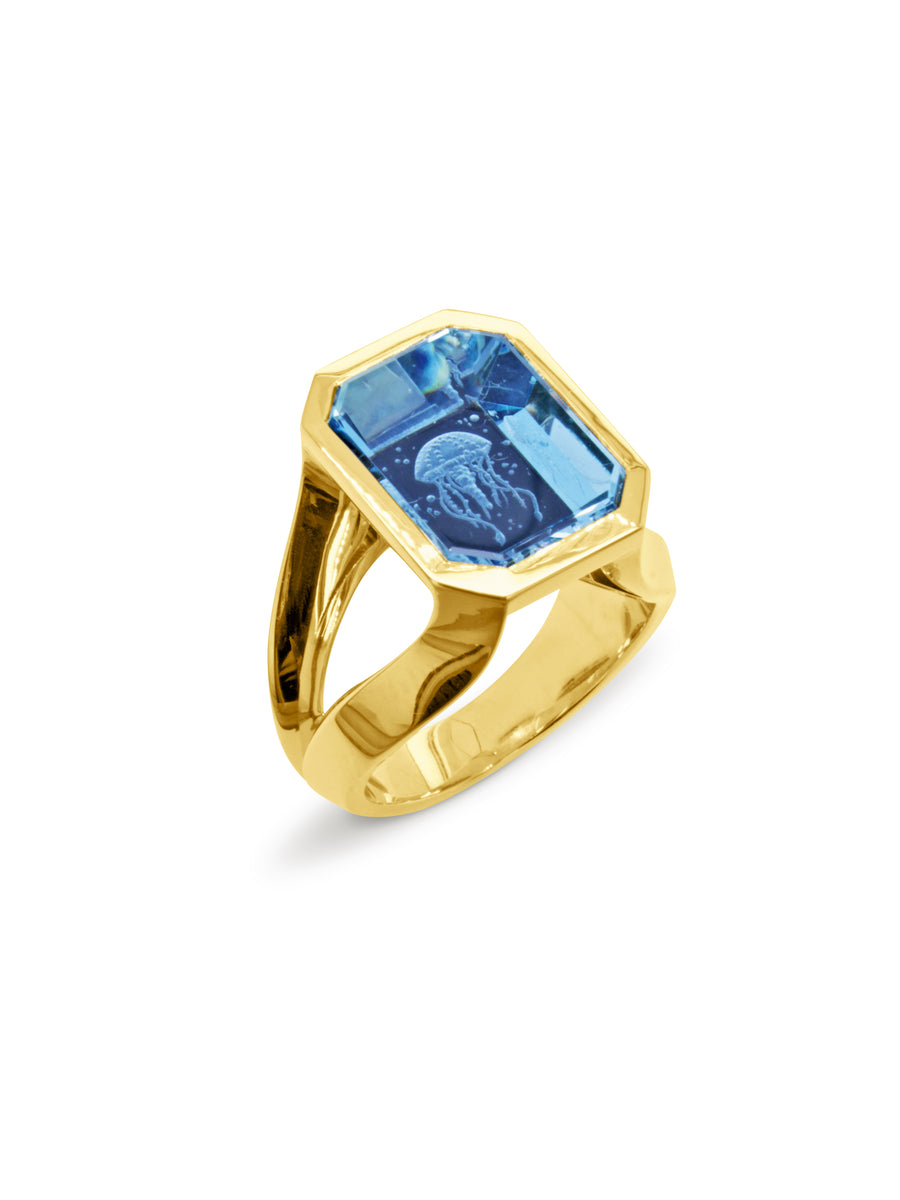 Bague Sceau de Neptune