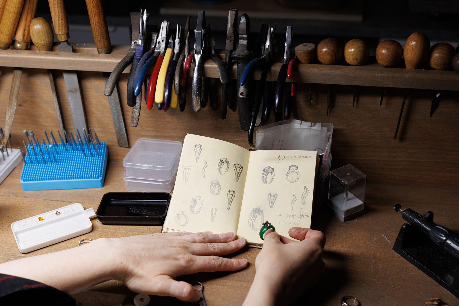 Vue d’atelier Anne Emptas