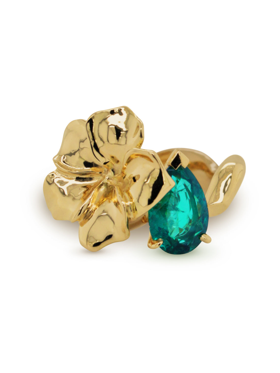 Bague Fleur d'Emeraude