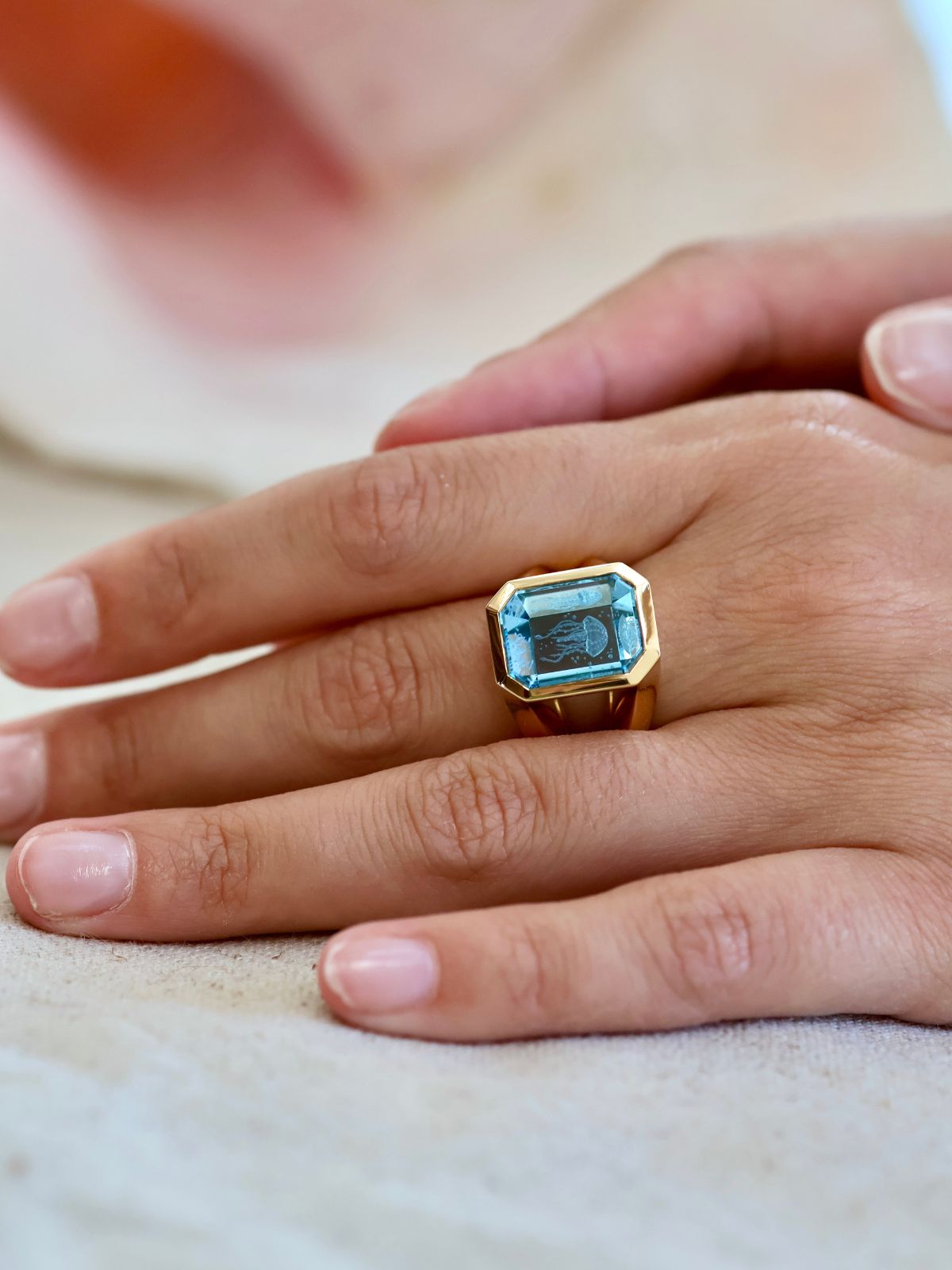 Bague Sceau de Neptune