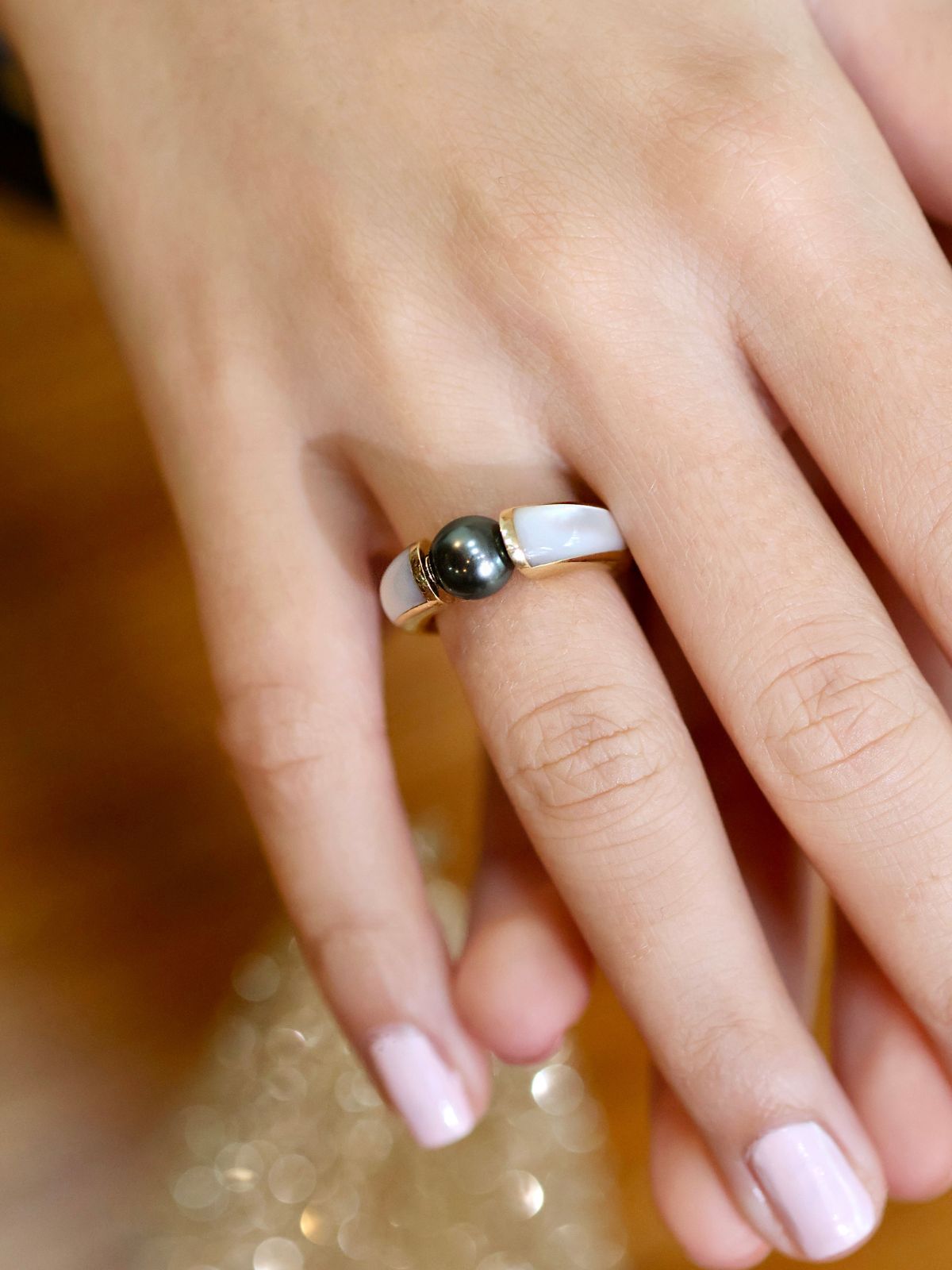 Bague Bougainville modèle arrondi