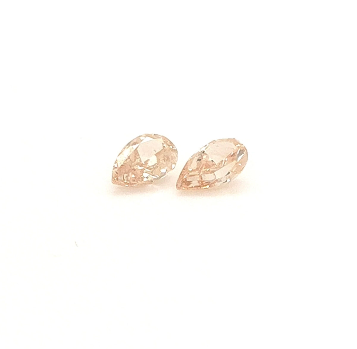 Paire de Diamants champagne