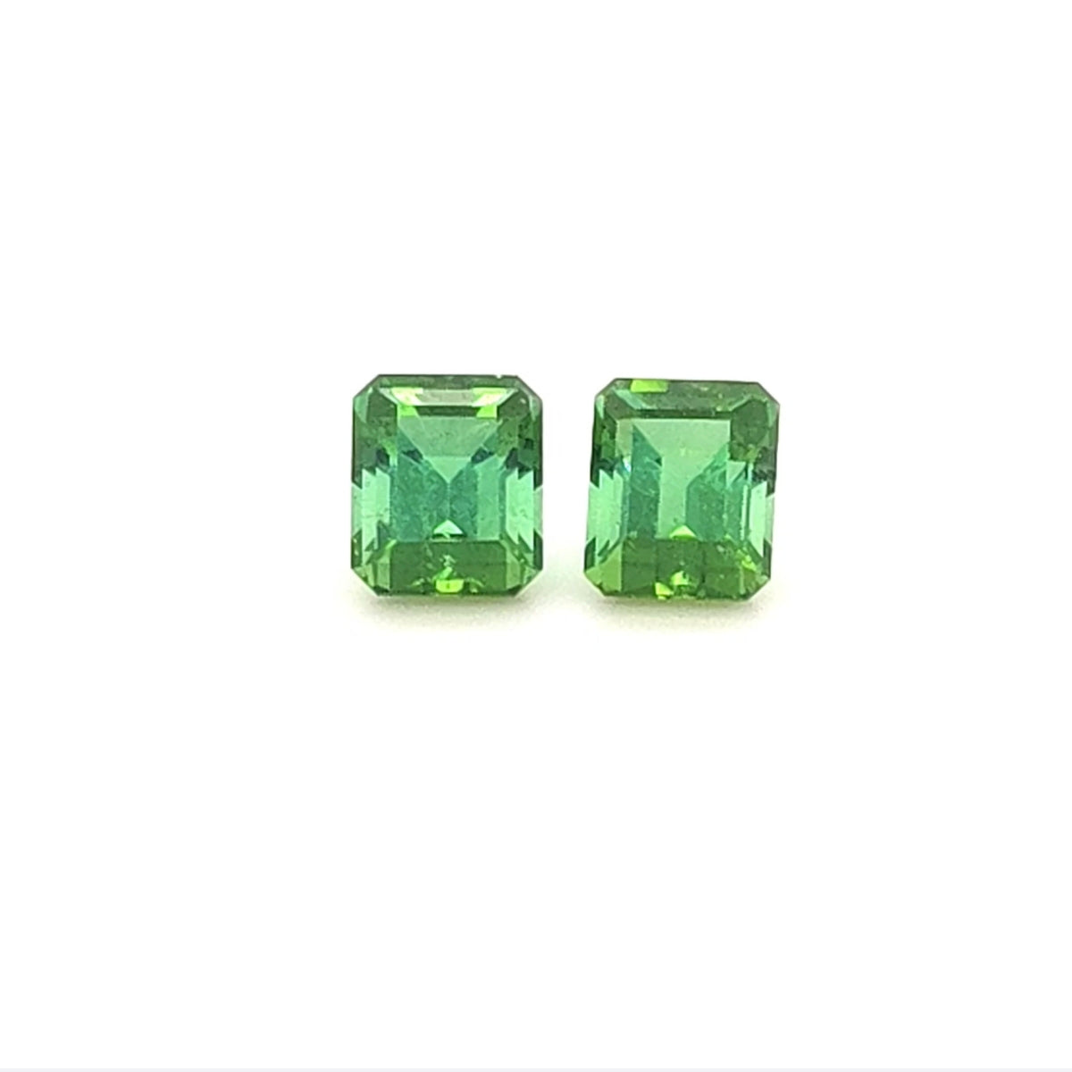 Paire de Tourmalines vertes