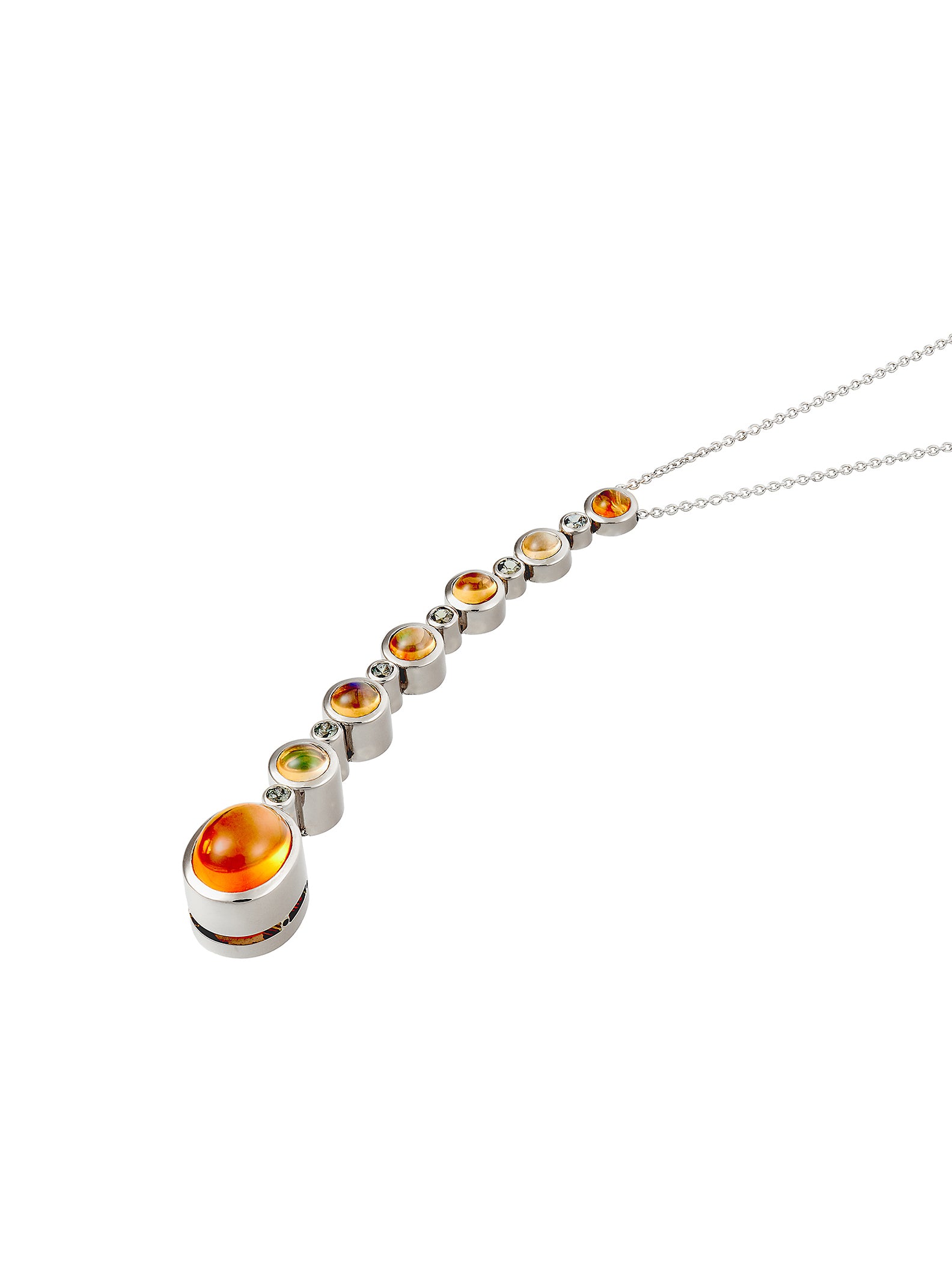 Green Sun Necklace